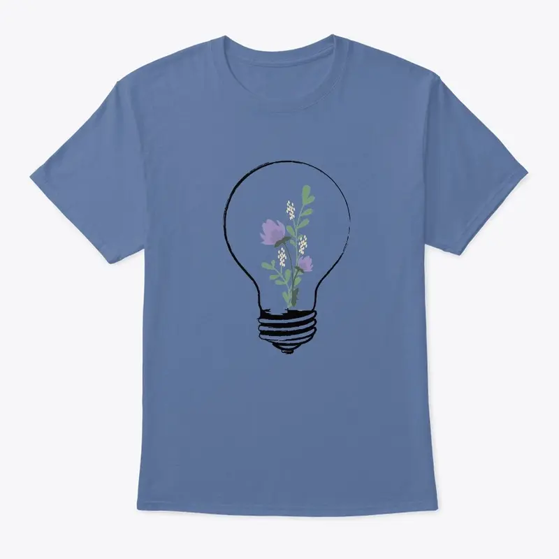 Light Bulb With Flowers